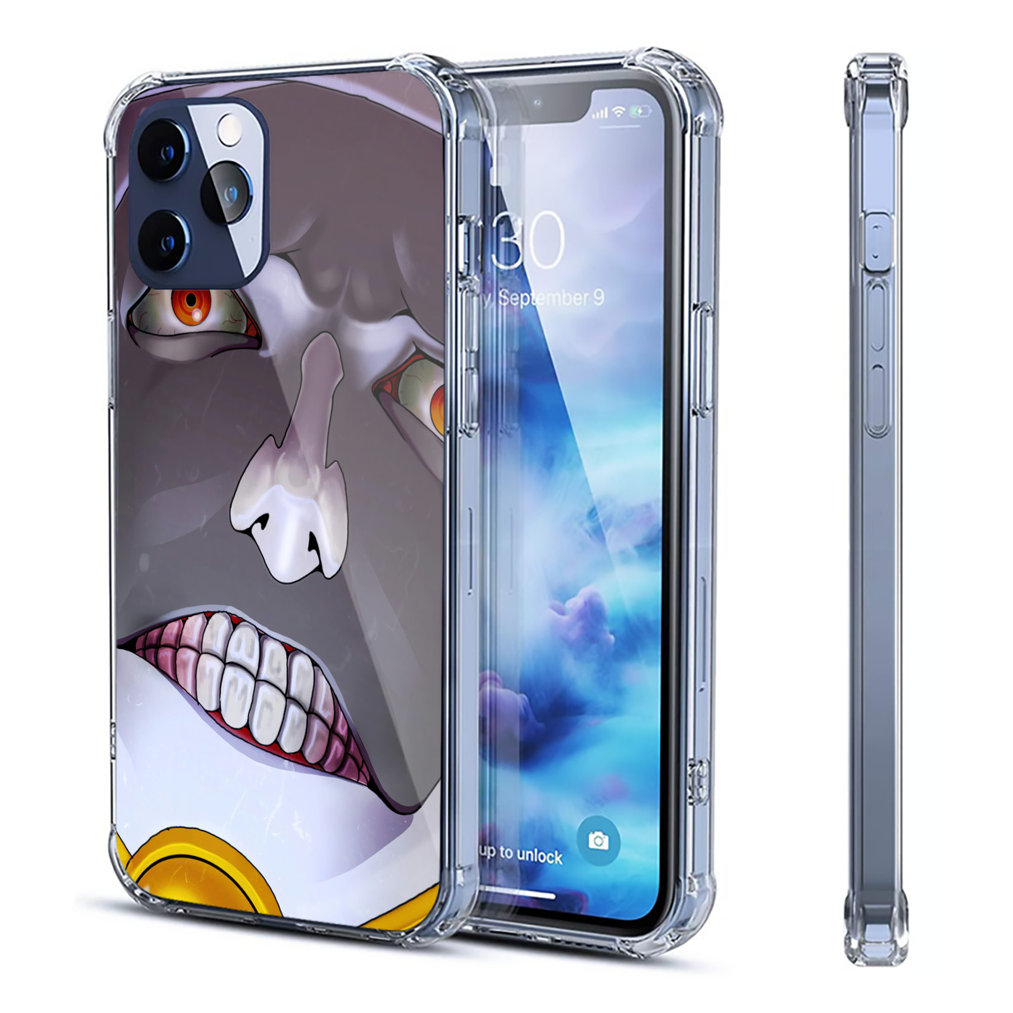 （画像用） ブリーチ BLEACH 【iPhone 12シリーズ対応】透明スマホケース（クリアソフトケース）